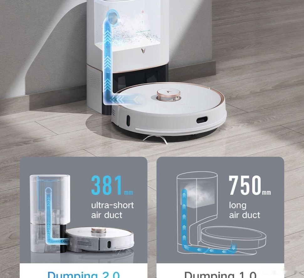 Робот-пылесос Viomi S9 V-RVCLMD28A (международная версия, белый)