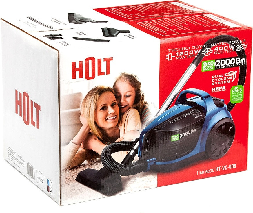 Пылесос Holt HT-VC-009 (Blue) Пылесос Holt HT-VC-009 (Blue)