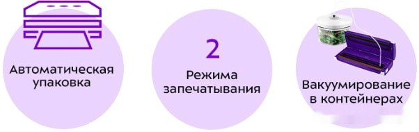 Вакуумный упаковщик Kitfort KT-1511-2 Вакуумный упаковщик Kitfort KT-1511-2