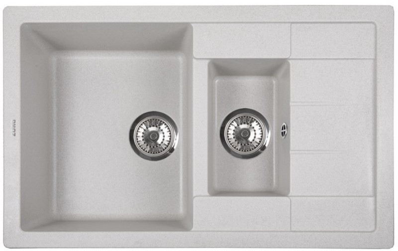 Кухонная мойка Zorg Luka 78-2 Серый Жемчуг