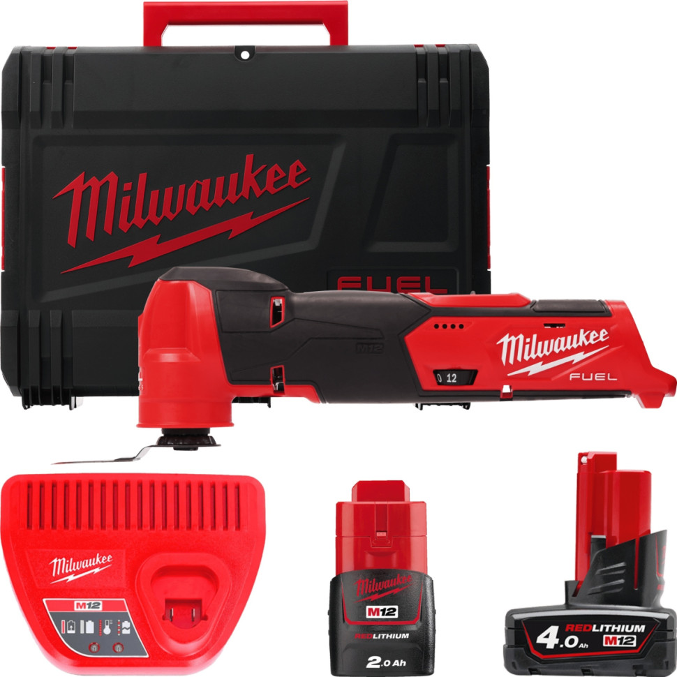 Реноватор Milwaukee M12 Fuel M12FMT-422X 4933472239 (с 2-мя АКБ 2 Ач + 4 Ач, кейс)