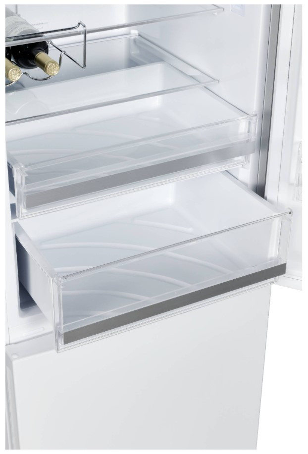 Холодильник с морозильником Korting KNFC 62370 W