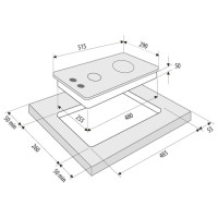 Варочная панель Krona CALORE 30 WH 00026311