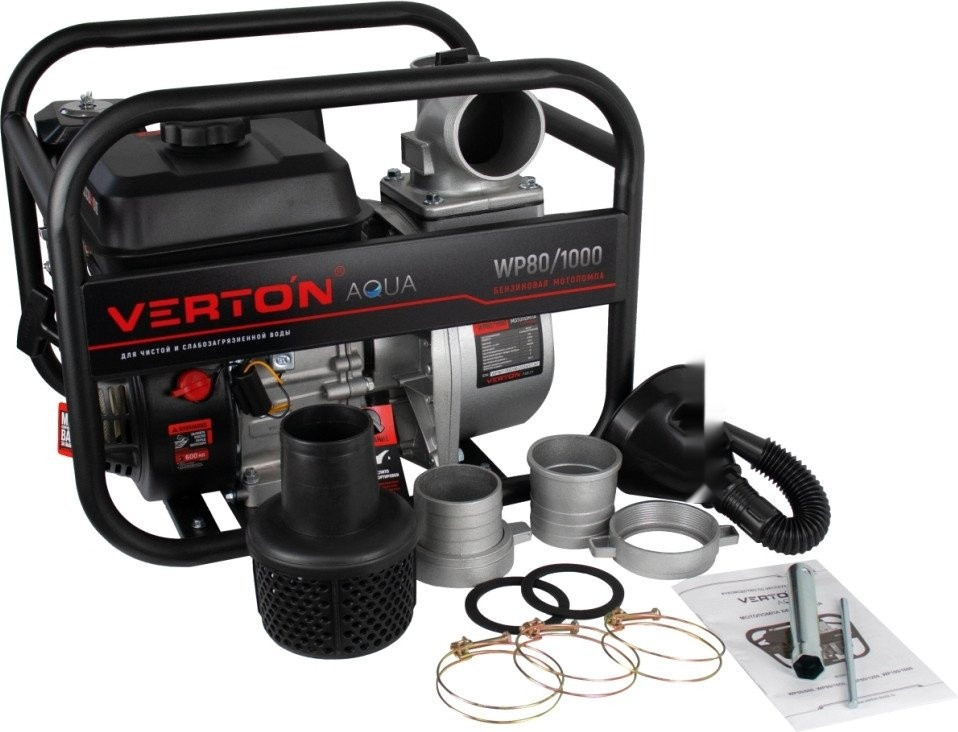 Мотопомпа Verton WP 80/1000