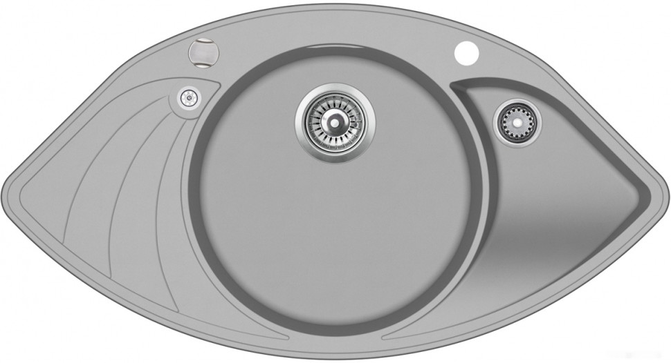 Кухонная мойка AquaSanita Papillon SCP151AW (argent 220)