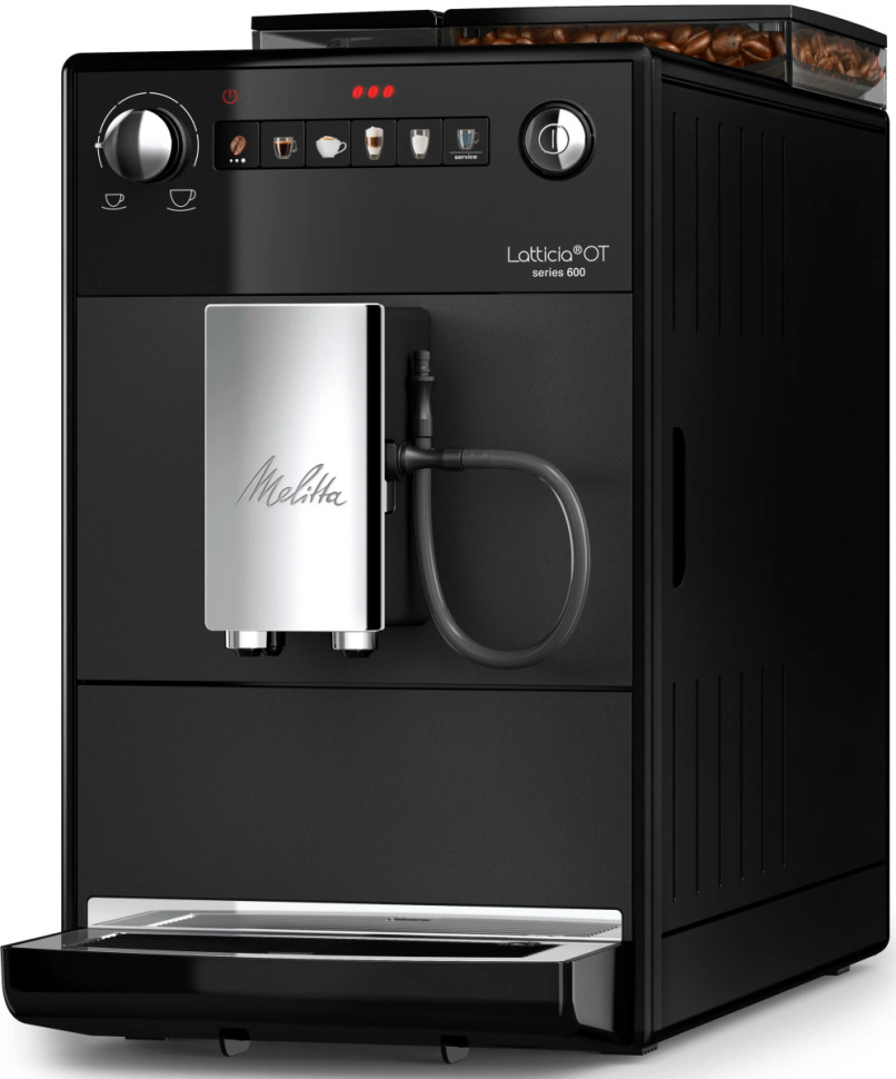 Эспрессо кофемашина Melitta Latticia OT frosted black F30/0-100