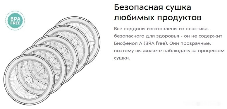 Сушилка для овощей и фруктов Kitfort KT-1937