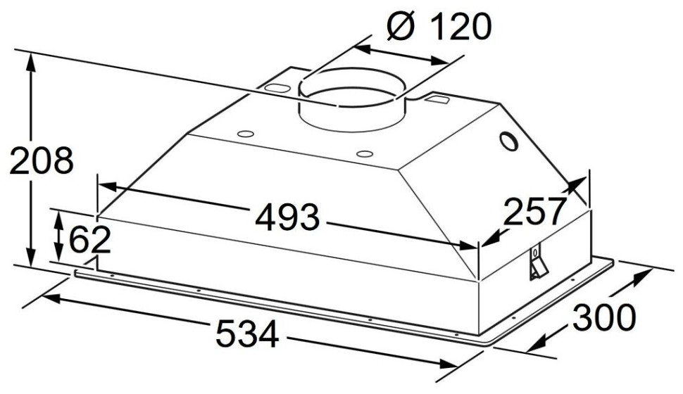 Вытяжка Bosch DLN53AA70 Вытяжка Bosch DLN53AA70