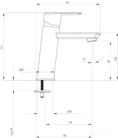 Смеситель Deante Arnika Titanium BQA D21K