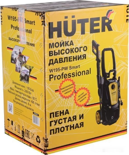Мойка высокого давления Huter W195-PW Smart Professional Мойка высокого давления Huter W195-PW Smart Professional