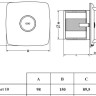 Вытяжная вентиляция CATA X-MART 10 Inox hygro Вытяжная вентиляция CATA X-MART 10 Inox hygro