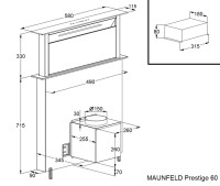 Вытяжка Maunfeld Prestige 90 (нержавеющая сталь)