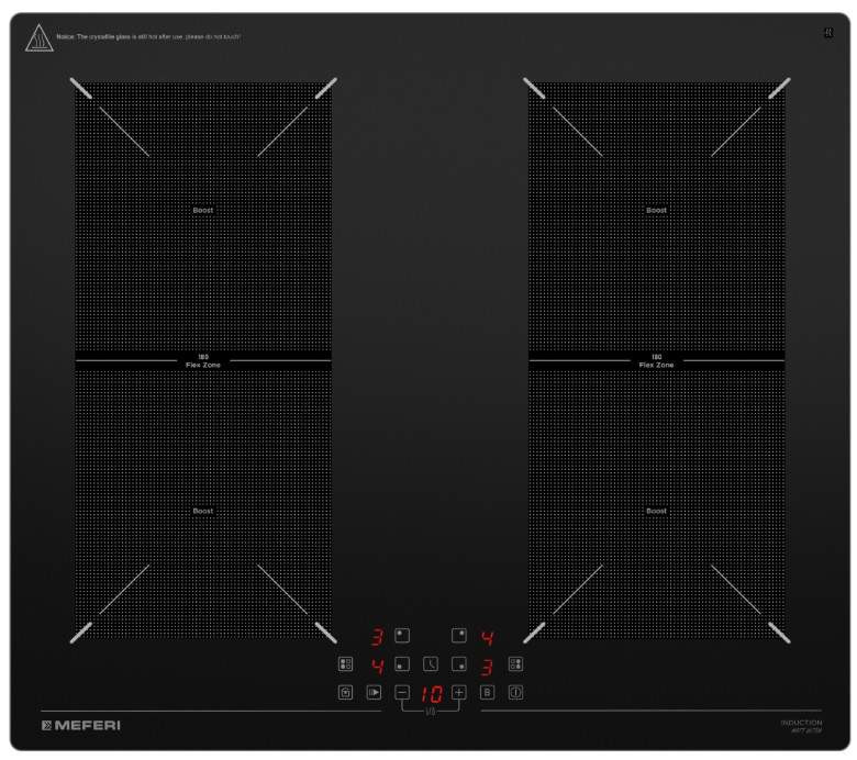 Варочная панель Meferi MIH604BK Matt Ultra
