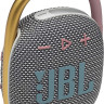 Портативная акустика JBL Clip 4 (серый/золотистый)
