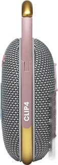 Портативная акустика JBL Clip 4 (серый/золотистый)