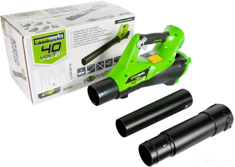 Ручная воздуходувка Greenworks G40ABK4 (с АКБ 4 Ah) Ручная воздуходувка Greenworks G40ABK4 (с АКБ 4 Ah)