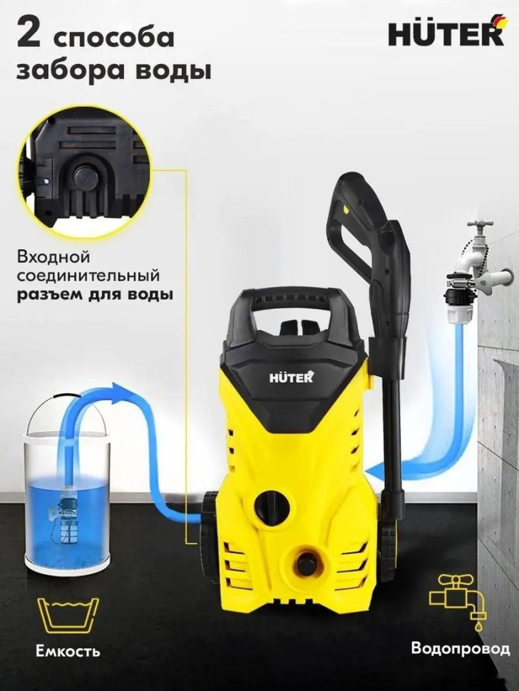 Мойка высокого давления Huter M1650-HP Мойка высокого давления Huter M1650-HP