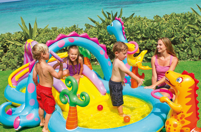 Бассейн INTEX игровой центр Dinoland (57135)