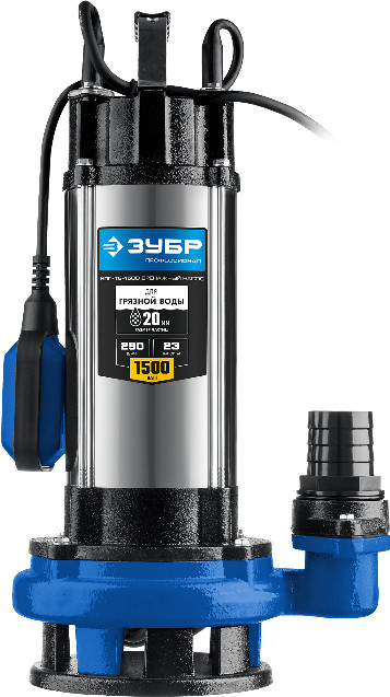 Дренажный насос ЗУБР НПГ-Т5-1500