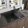 Кухонная мойка Polygran Deka 700 (черный) Кухонная мойка Polygran Deka 700 (черный)