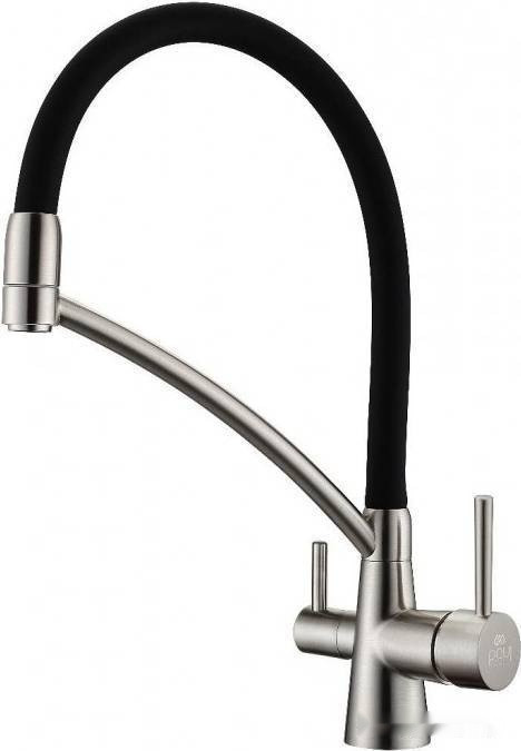 Смеситель Paulmark Siegen Si213111-NI (никель/черный)