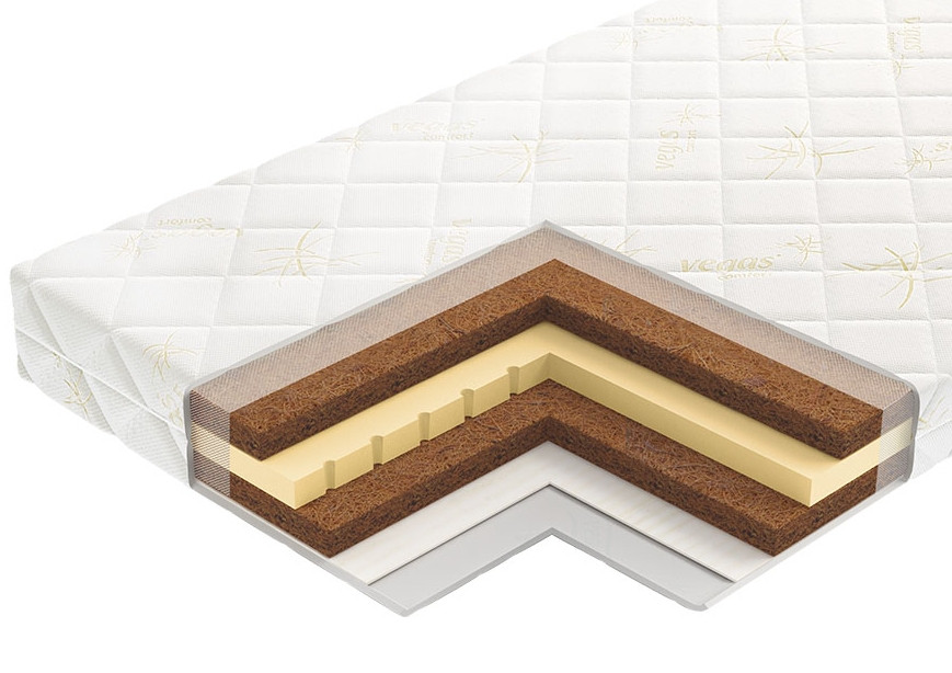 Наматрасник Vegas Кокос Микс 160x200