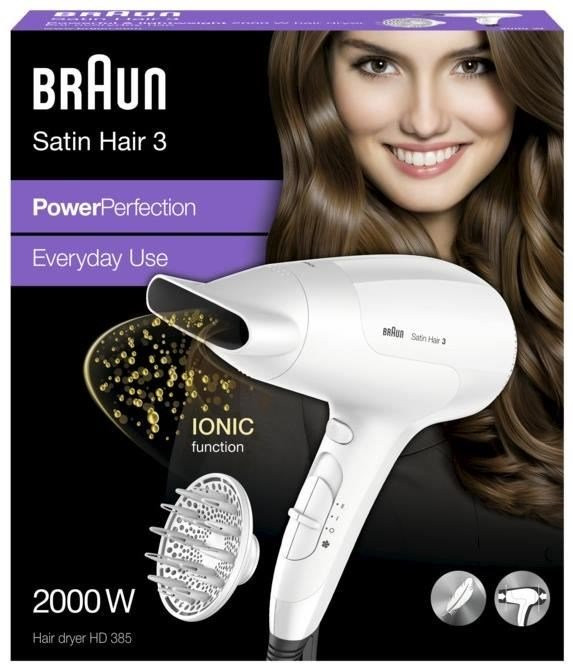 Фен Braun HD 385 Satin Hair 3 Фен Braun HD 385 Satin Hair 3