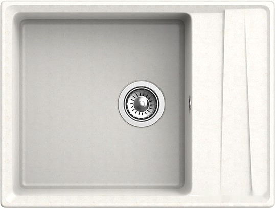 Кухонная мойка GranFest GF-LV-660L (белый) Кухонная мойка GranFest GF-LV-660L (белый)