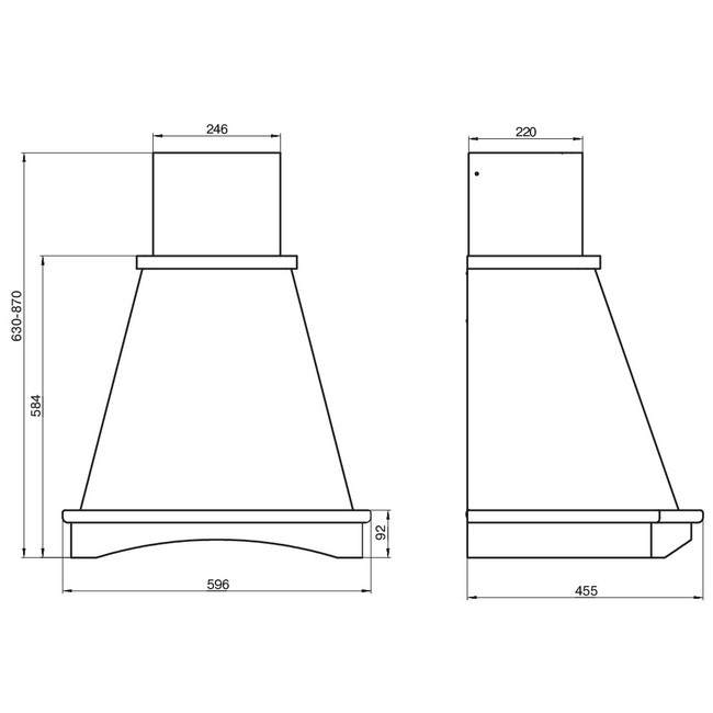 Вытяжка Elikor FL 6634 W1
