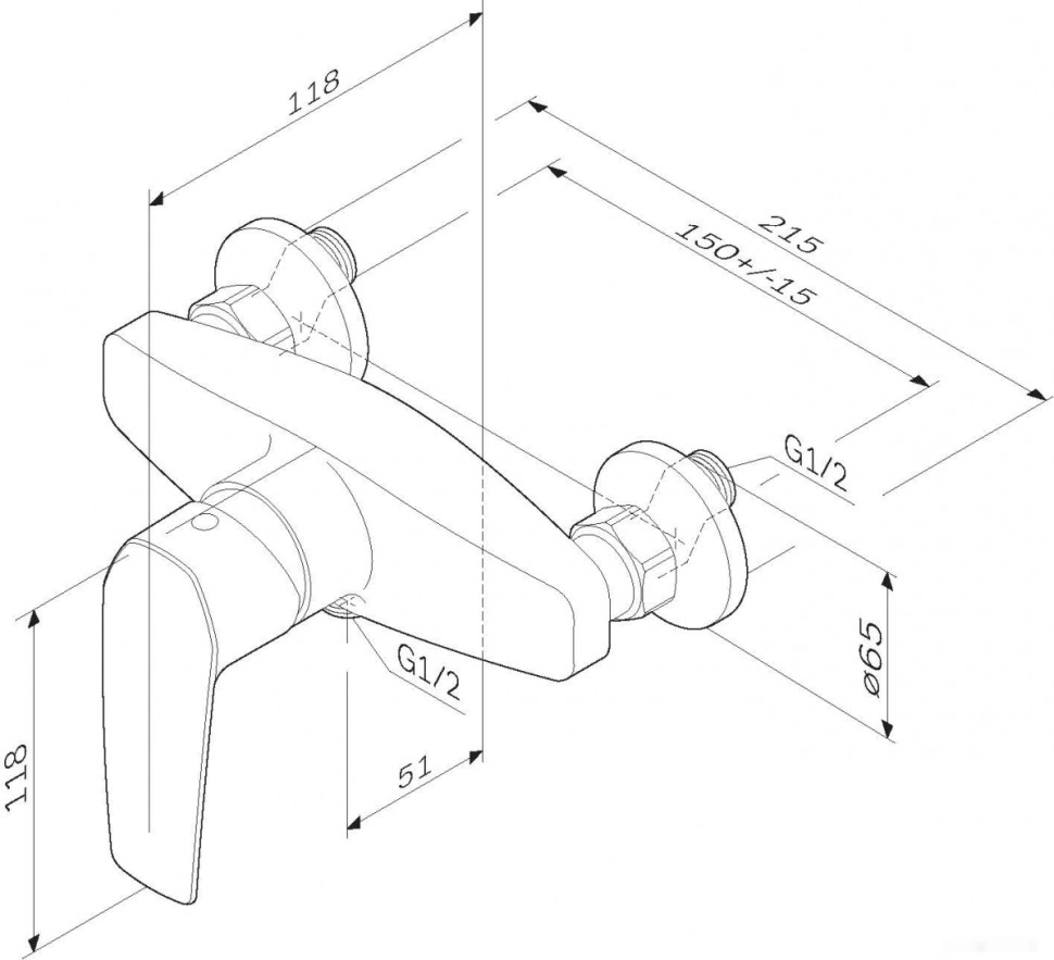 Смеситель Am.Pm Gem F90A20000