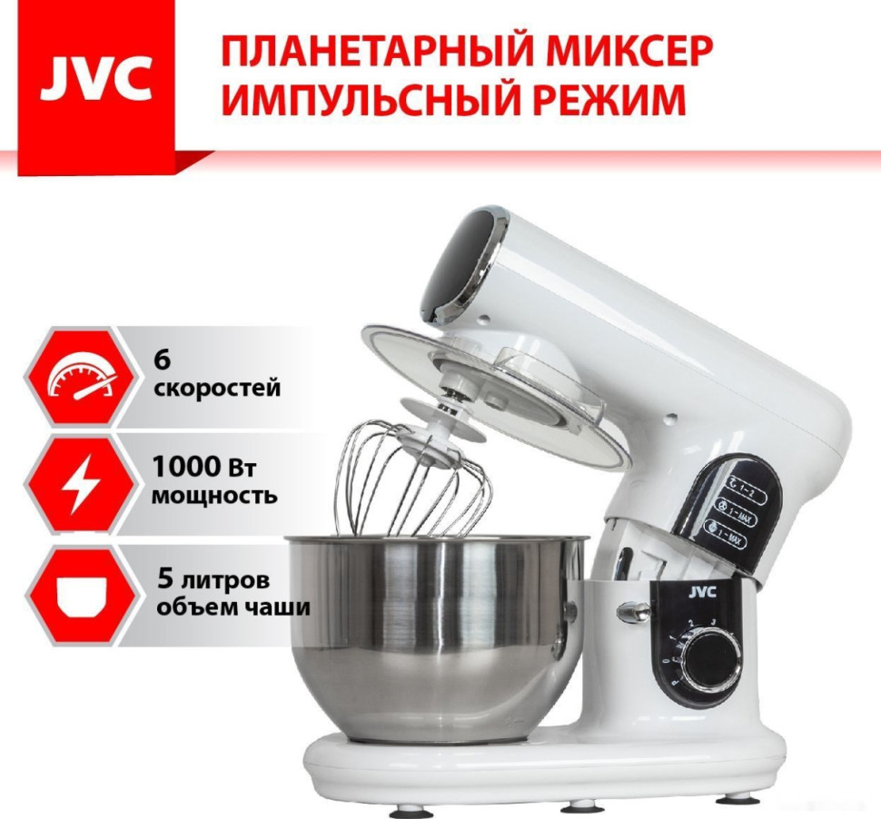 Кухонный комбайн JVC JK-MX515 (белый) Кухонный комбайн JVC JK-MX515 (белый)