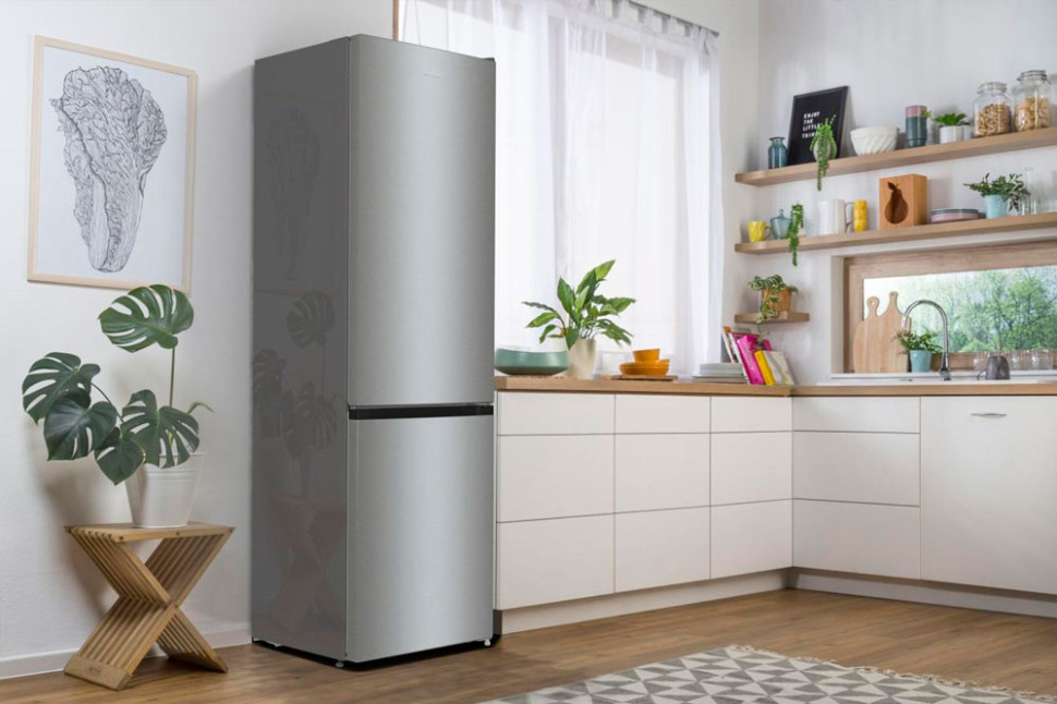 Холодильник с морозильником Gorenje NRK 6202 EXL4