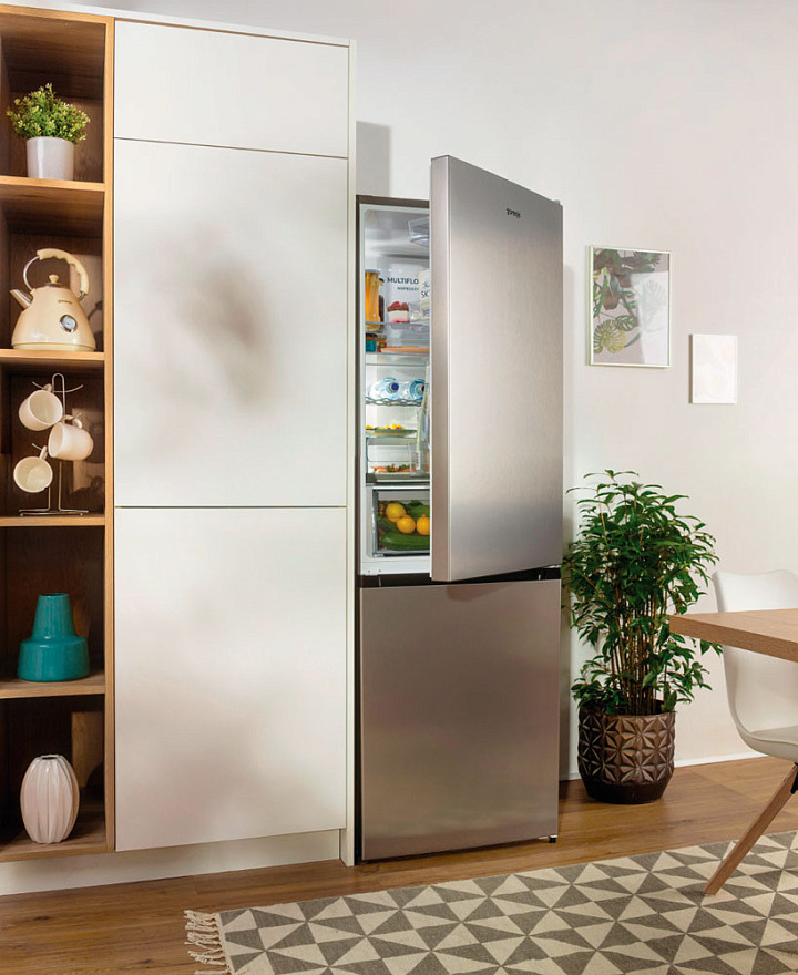 Холодильник с морозильником Gorenje NRK 6202 EXL4