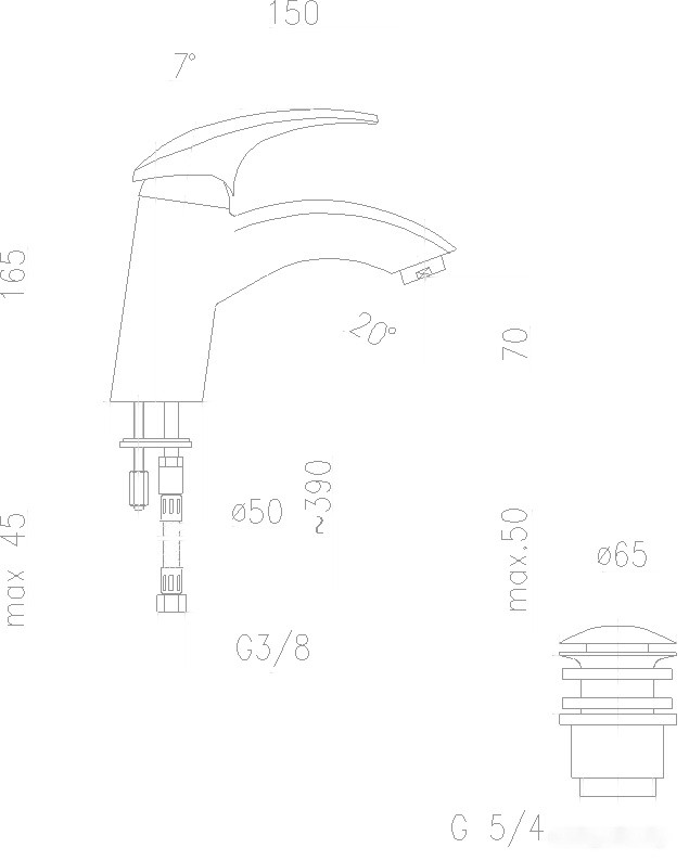 Смеситель Armatura Ametyst 402-814-00