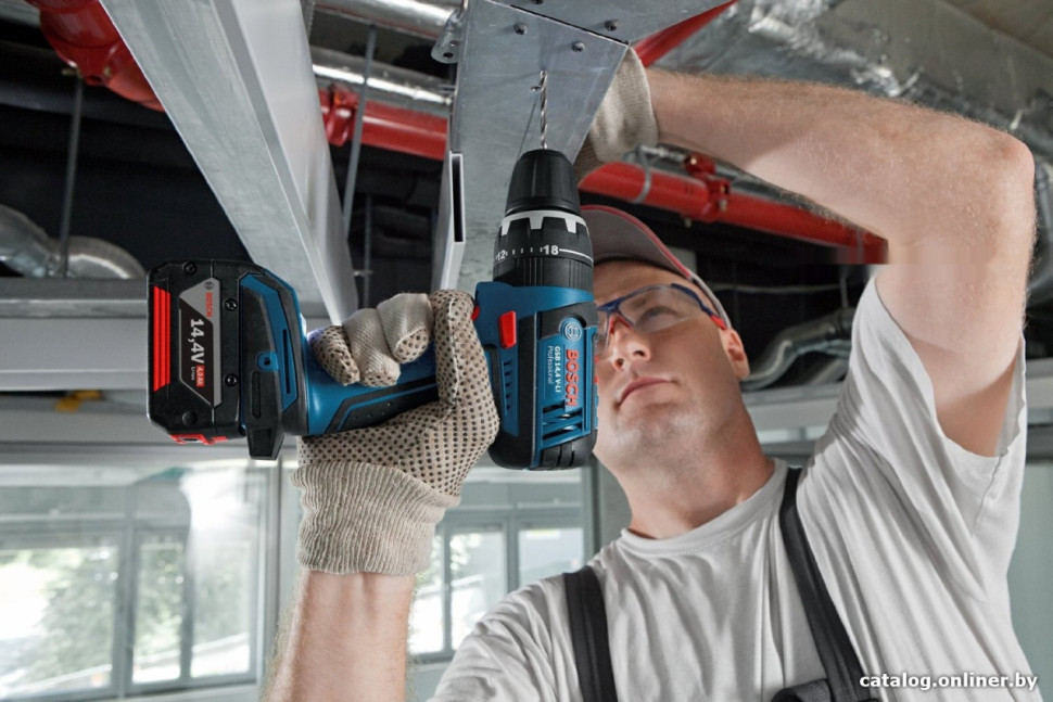 Ударная дрель-шуруповерт Bosch GSB 14.4 V-LI Professional 0601867002 (с 2-мя АКБ, кейс) Ударная дрель-шуруповерт Bosch GSB 14.4 V-LI Professional 0601867002 (с 2-мя АКБ, кейс)