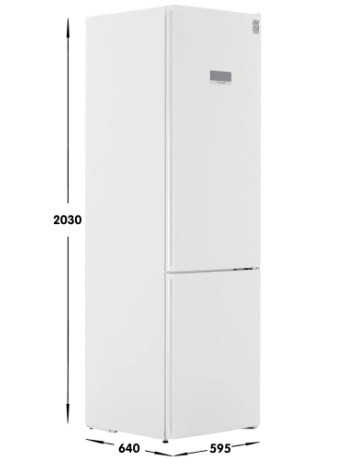 Холодильник Weissgauff CBN2WB1W2