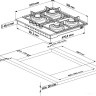 Варочная панель Beko HILG 642C5 SB Варочная панель Beko HILG 642C5 SB