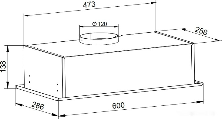 Вытяжка Grand Fleet (черный) Вытяжка Grand Fleet (черный)