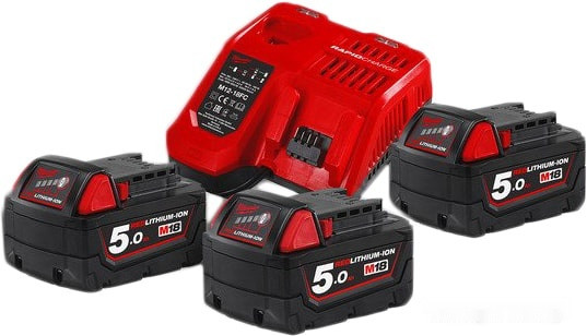 Аккумулятор для инструмента Milwaukee M18 NRG-503 (18В/5 Ah + 12-18В)