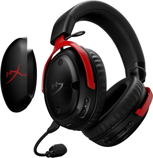 Наушники HyperX Cloud III S Wireless (черный/красный) Наушники HyperX Cloud III S Wireless (черный/красный)