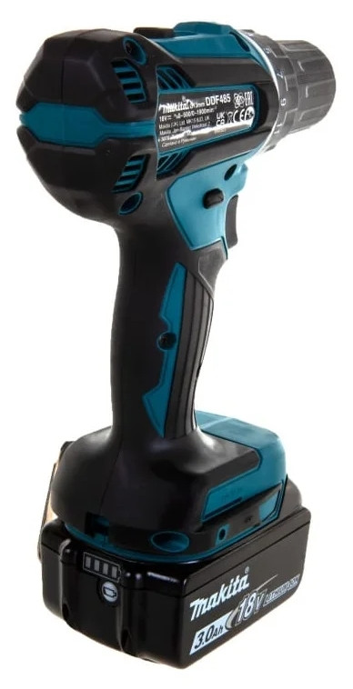 Дрель-шуруповерт Makita DDF485RFJ (с 2-мя АКБ, кейс) Дрель-шуруповерт Makita DDF485RFJ (с 2-мя АКБ, кейс)