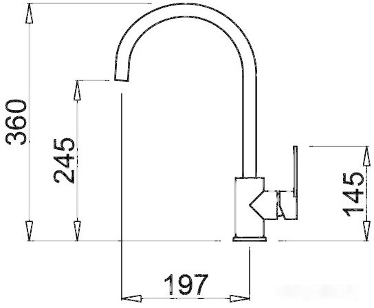 Смеситель Elleci Bridge M73 Titanium Смеситель Elleci Bridge M73 Titanium