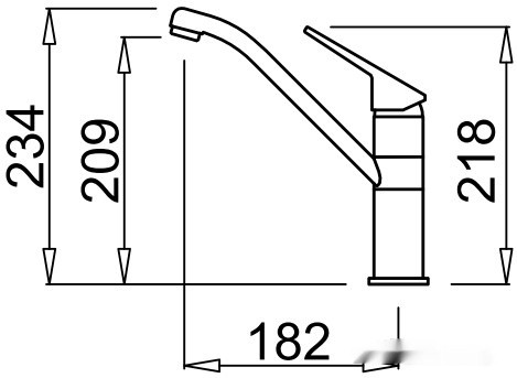 Смеситель Elleci Teseo Cromato Смеситель Elleci Teseo Cromato