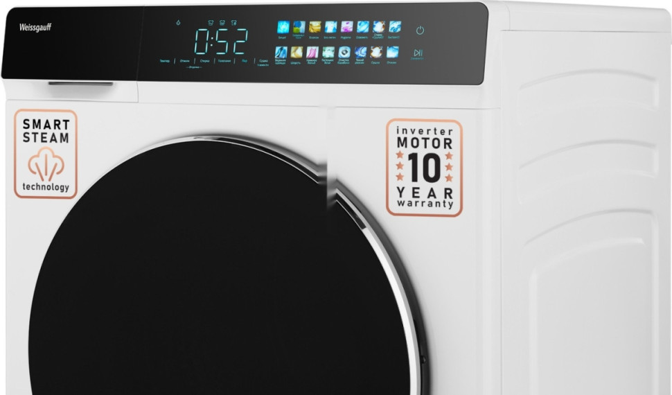 Стиральная машина Weissgauff WMD 999 Inverter Steam Стиральная машина Weissgauff WMD 999 Inverter Steam