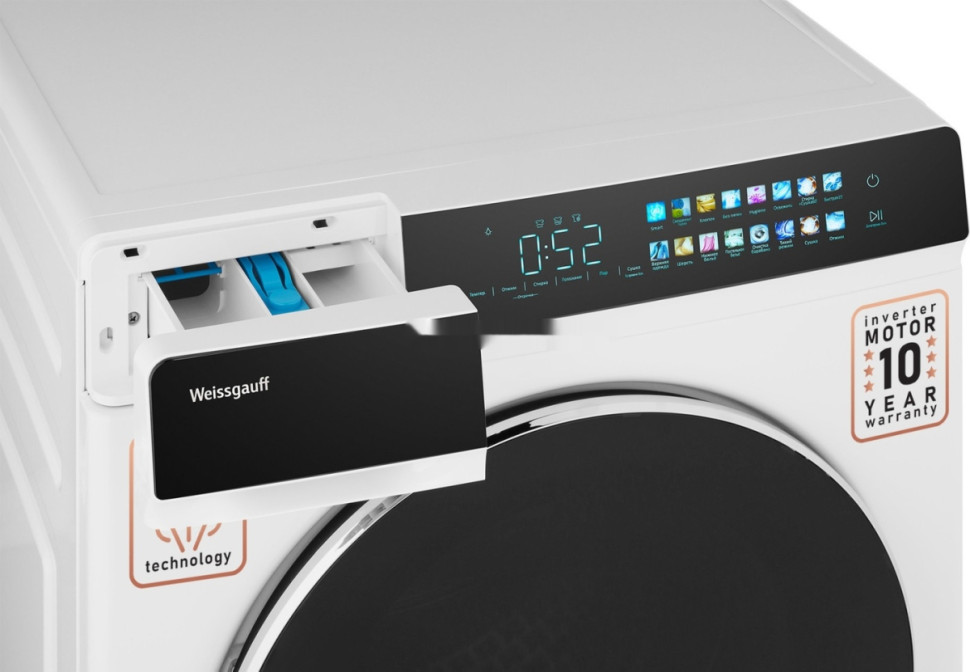 Стиральная машина Weissgauff WMD 999 Inverter Steam Стиральная машина Weissgauff WMD 999 Inverter Steam