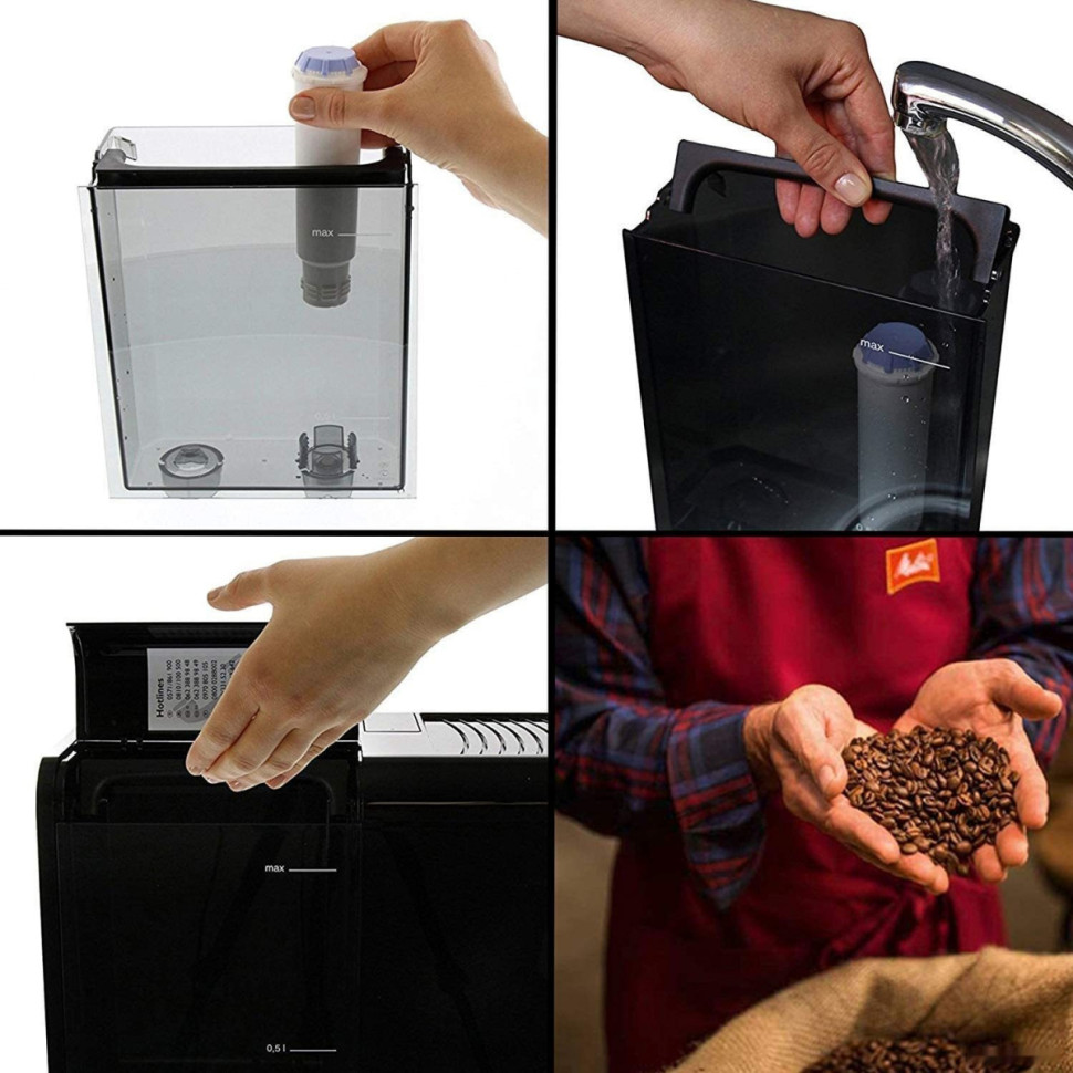 Эспрессо кофемашина Melitta Caffeo Solo & Perfect Milk E957-201 Эспрессо кофемашина Melitta Caffeo Solo & Perfect Milk E957-201