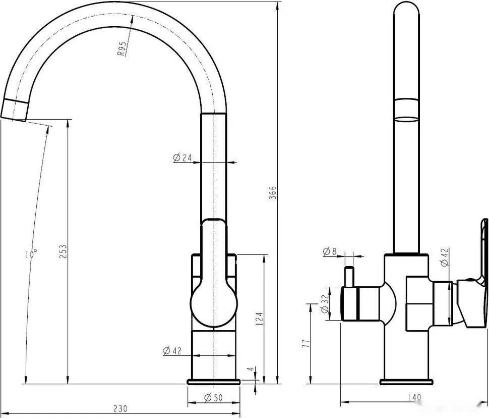 Смеситель ESKO K27 Смеситель ESKO K27