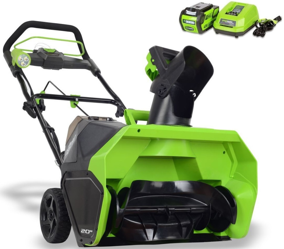 Снегоуборщик Greenworks GD40SB