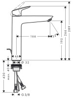 Смеситель Hansgrohe Logis 71090000