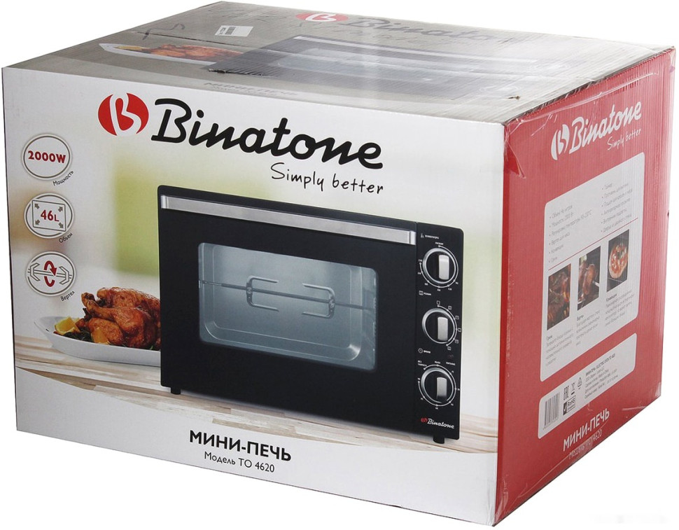 Мини-печь Binatone TO 4620 Мини-печь Binatone TO 4620